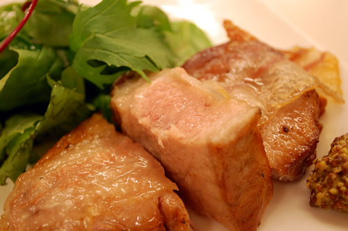 イベリコ豚のロースステーキ