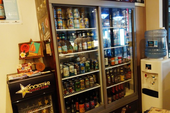 冷蔵庫にはボトルビール