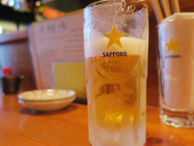 まずはサッポロ生ビール
