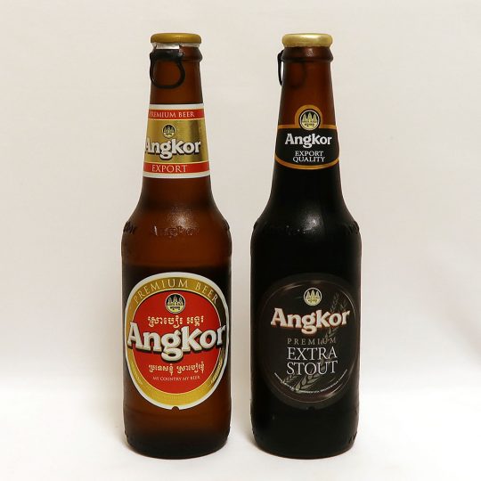 カンボジア Angkor Beer & EXTRA STOUT