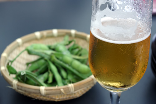 DEN Rokuen-Tei 枝豆＆ビール