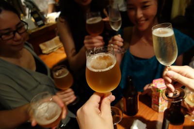赤坂 泡組ではクラフトビールで乾杯！