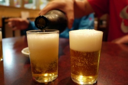 沼津「八福」 炒飯＆ビール