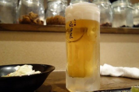 新潟「塩田屋」 もつ焼き＆ビール