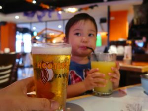 台湾ビールで乾杯！
