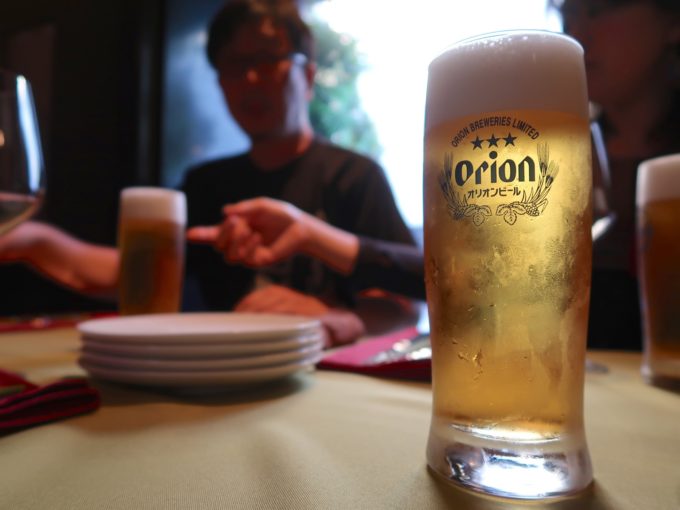 オリオンビールで乾杯！