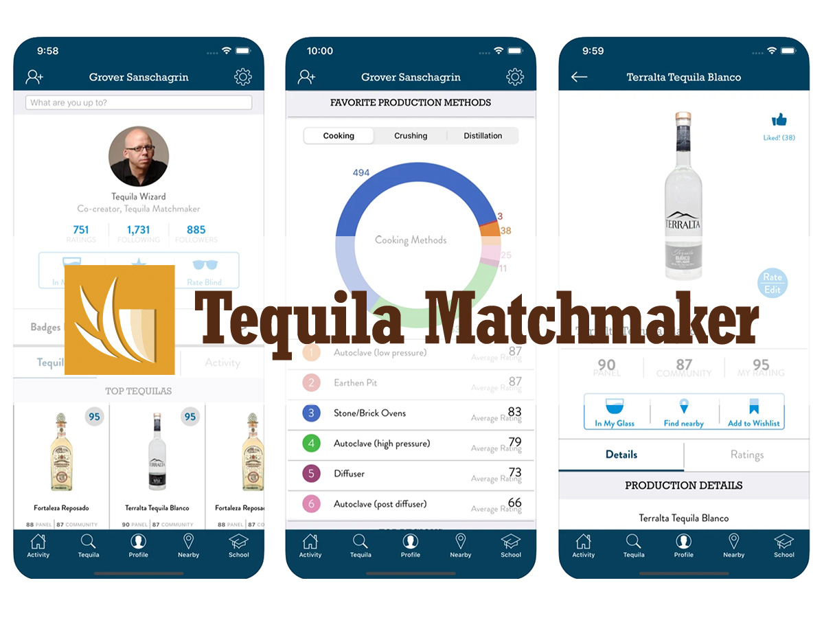 テキーラをいろいろ飲みつつ、アプリ「Tequila Matchmaker」で記録！