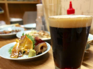 渋谷「麦酒宿 まり花 道玄坂」で美味しいホヤとホルモンとクラフトビールと…