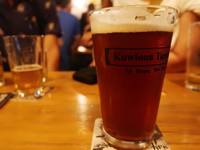 Kowloon Taproomのグラス