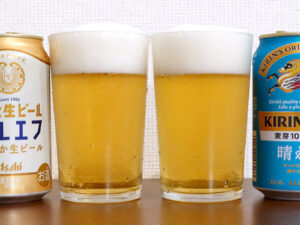 リニューアルしたアサヒ マルエフとキリン 晴れ風、ニューウェイブなビールを飲み比べ