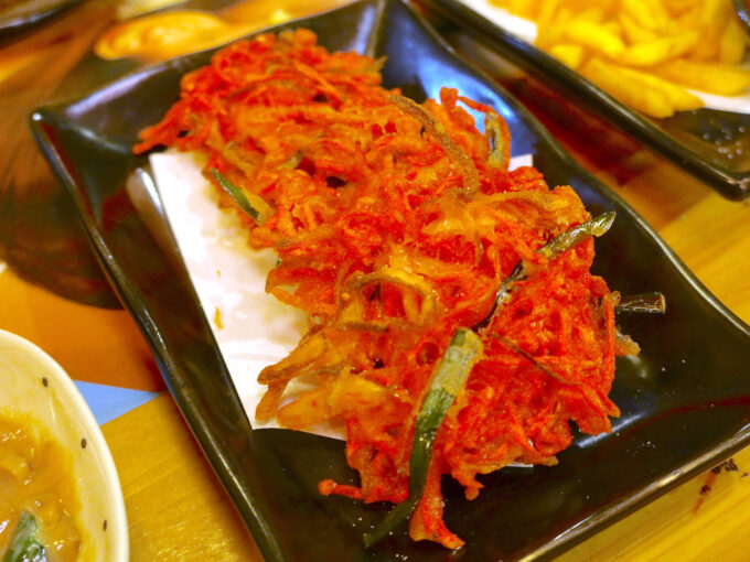 紅しょうがのかきあげ（500円）