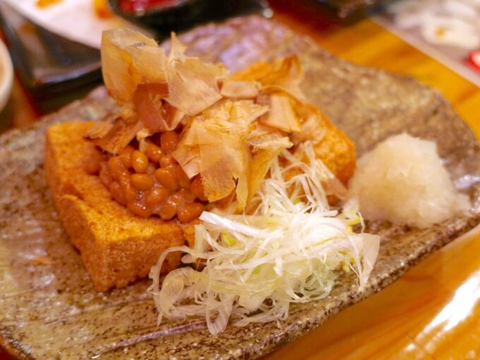 あつあげなっとうのせ（500円）