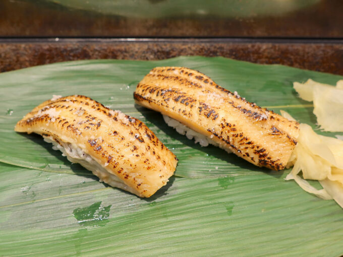 美味しい穴子を2貫おかわり