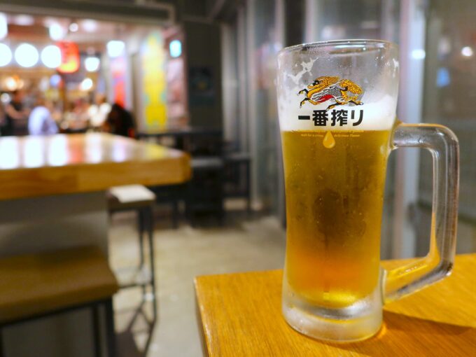 樽生ビールは一番搾り
