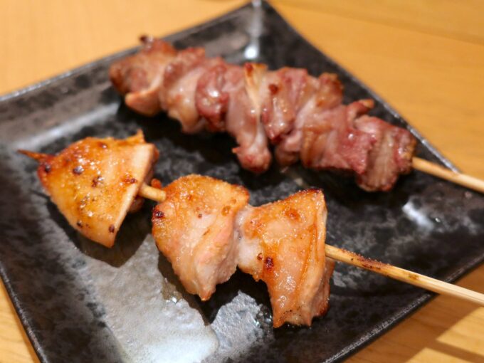 のどべら（180円）、はつなんこつ（180円）