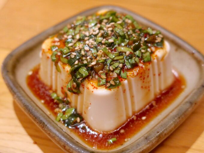 ニラだれやっこ（350円）