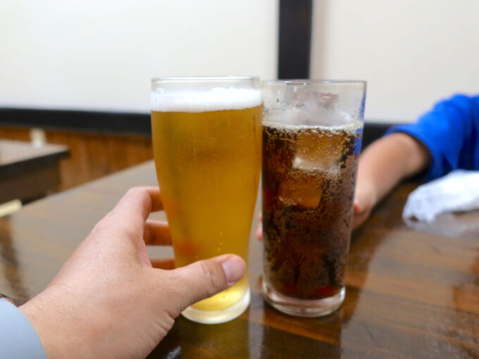 お子サマーと乾杯