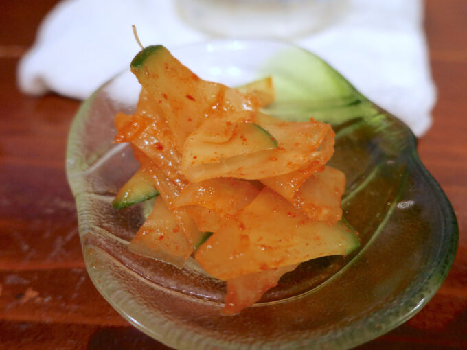 パパイヤのキムチ