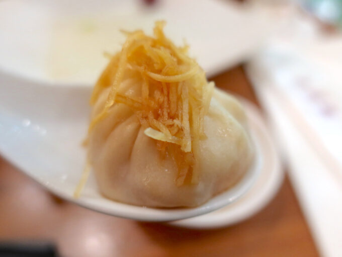 生姜と黒酢でいただきます。