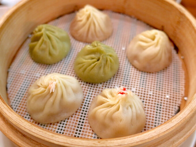 小籠包3種盛り（1,580円）