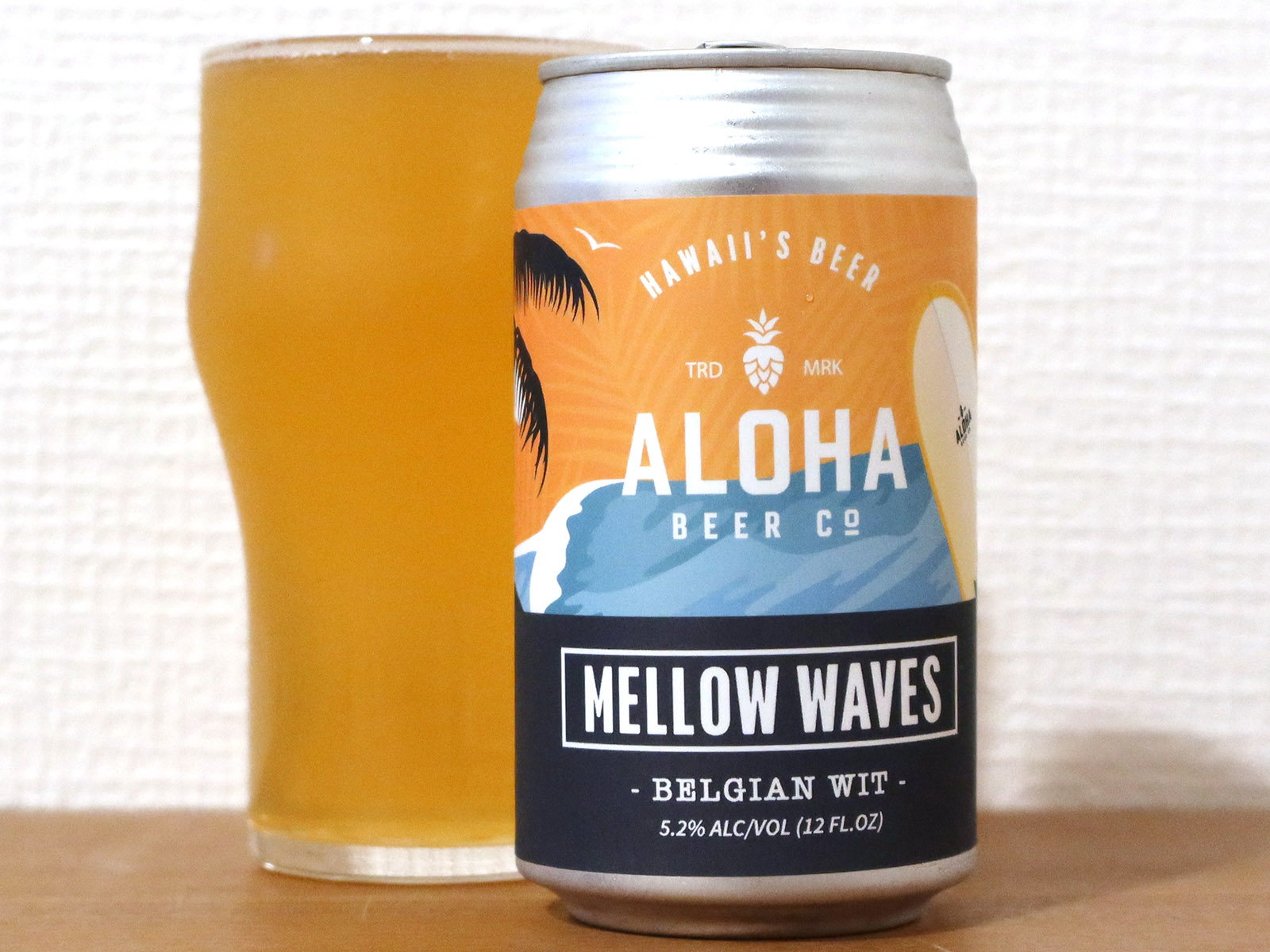 アメリカ ALOHA BEER Co MELLOW WAVES -BELGIAN WIT-
