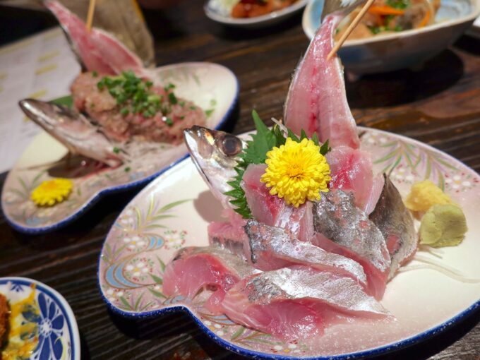 千葉・君津「鯵の台所 テツオとテツコ」で鯵の刺身、なめろう、南蛮漬け、フライの鯵三昧を楽しむ