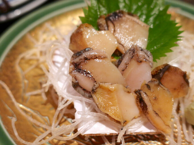 ミニあわびの刺身