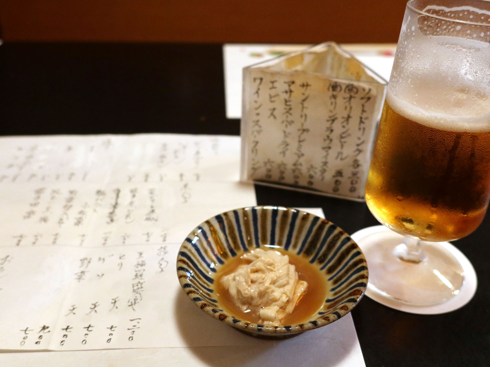 那覇・久茂地「さか木」でおいしい日本料理と日本のビールを楽しむ