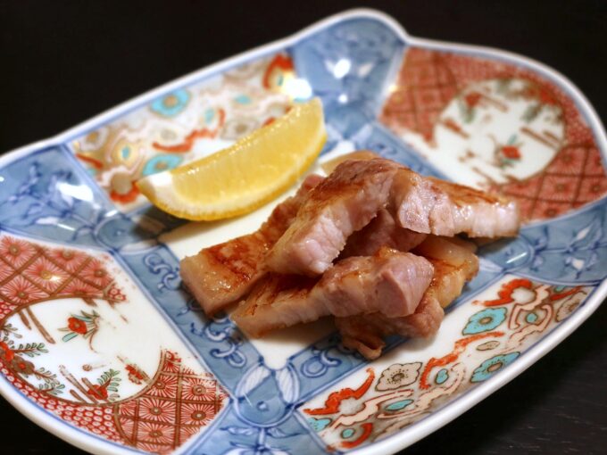 豚バラ塩焼(800円)