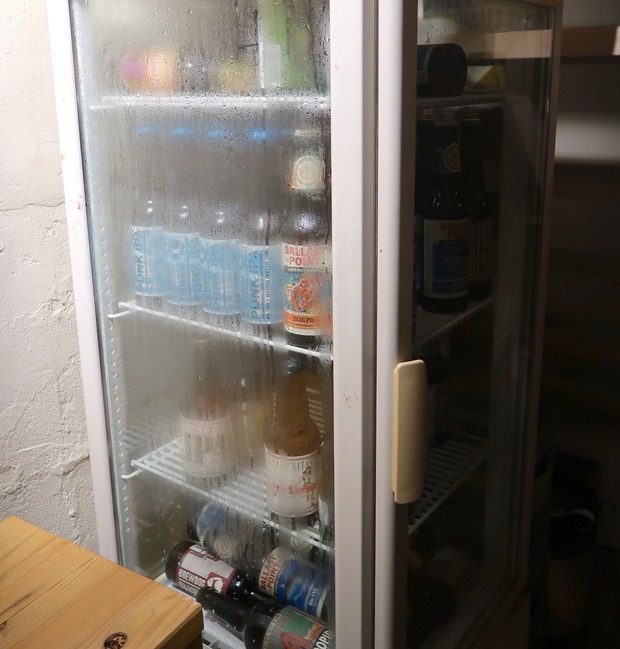 ビールの冷蔵庫